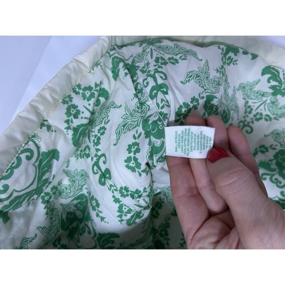 Vintage Y2K 90's Old Navy Puffer Chevron Stripe Green Blue White Womens Size XL - Picture 4 of 8